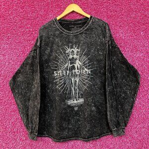 Sleep Token Rain Mineral Wash Long Sleeve T-Shirt 2XL
